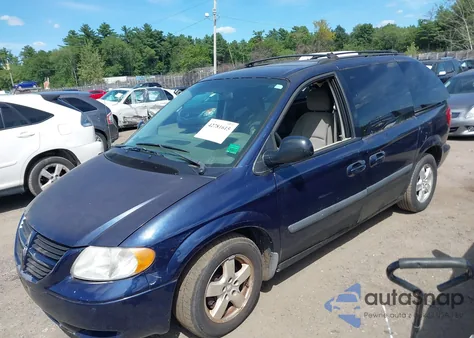 2005 Dodge Caravan Sxt из США, поврежденный, VIN 1D4GP45R15B428358